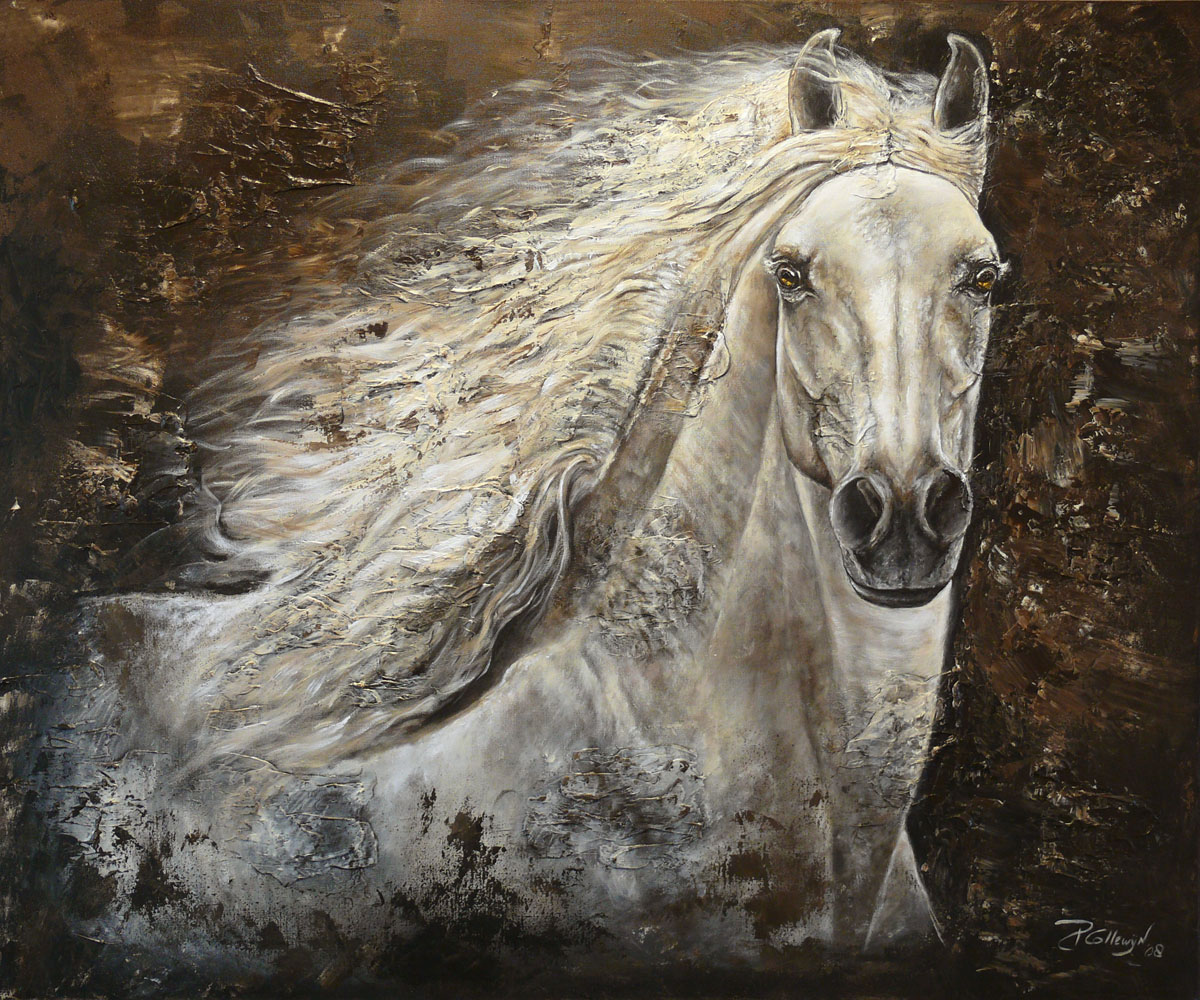 Horse Painting Artworks - Paula Collewijn