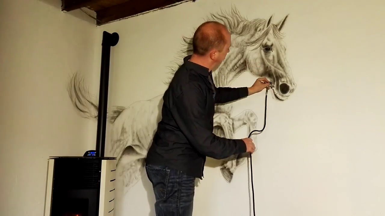 Horse Painting Mural by Studio RoVa