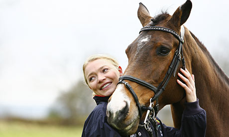 Jodie Kidd and her horse