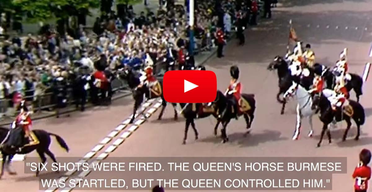 1981 Trooping the Colour ceremony incident - Queen Shot At During Trooping The Colour