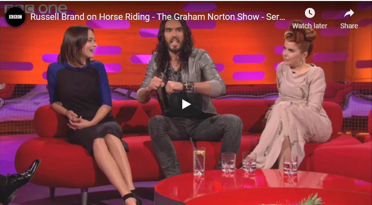 Russell Brand on Horse Riding - The Graham Norton Show