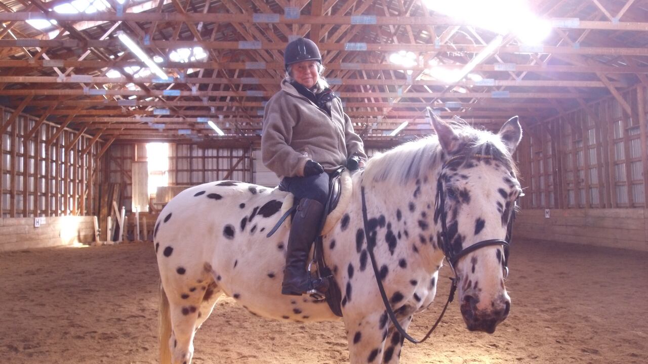 83 year old Judith Hubbard, her Appaloosa gelding named Leonard is more than just a horse 