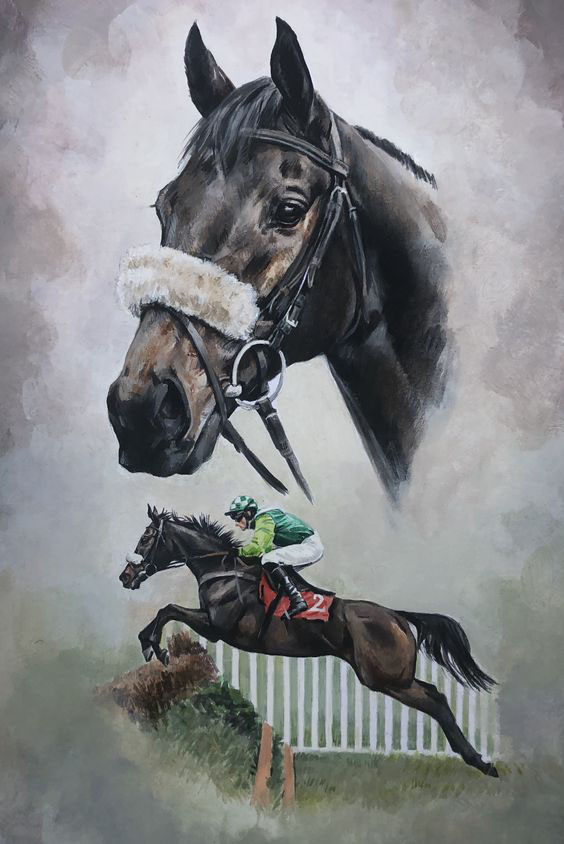 Caroline Cook - Somerset, Horse Portrait Paintings