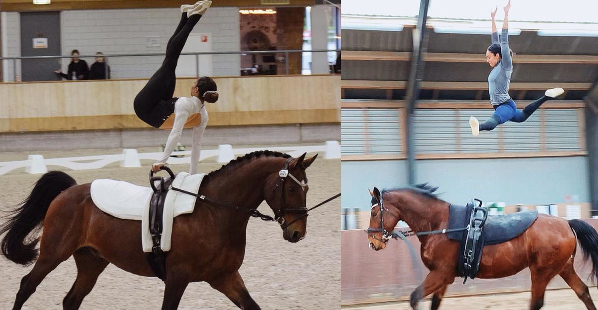 Amanda Elonga Staalso - Horse Vaulting