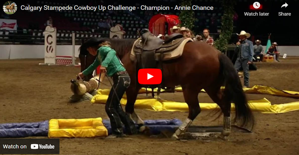 Calgary Stampede Cowboy Up Challenge - Champion - Annie Chance