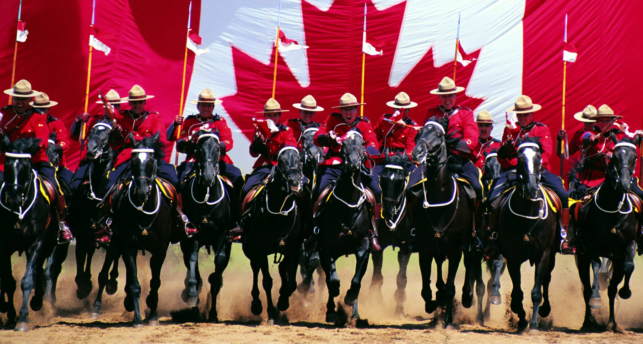 Canadian Mounties At Royal Windsor Horse Show (1960s)
