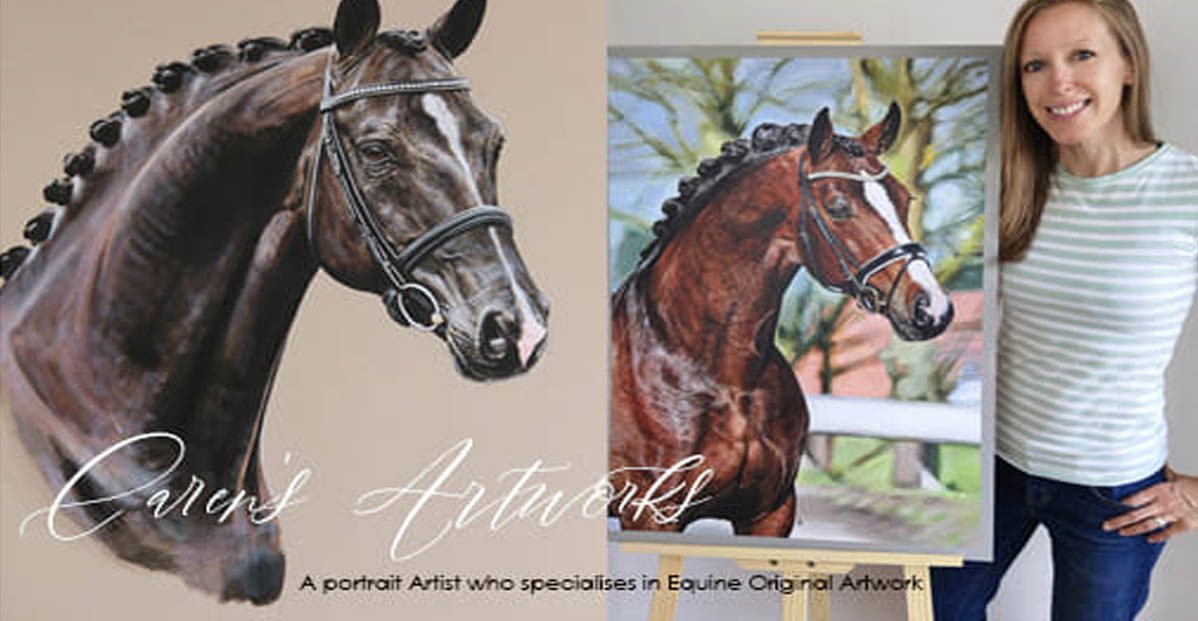 Carens Artworks - A Portrait Artist Who Specialises In Equine Original Artwork