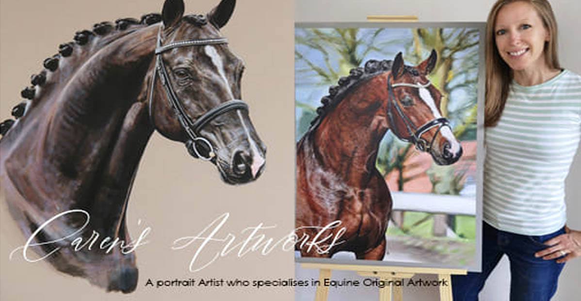 Caren`s Artworks - A Portrait Artist Who Specialises In Equine Original Artwork