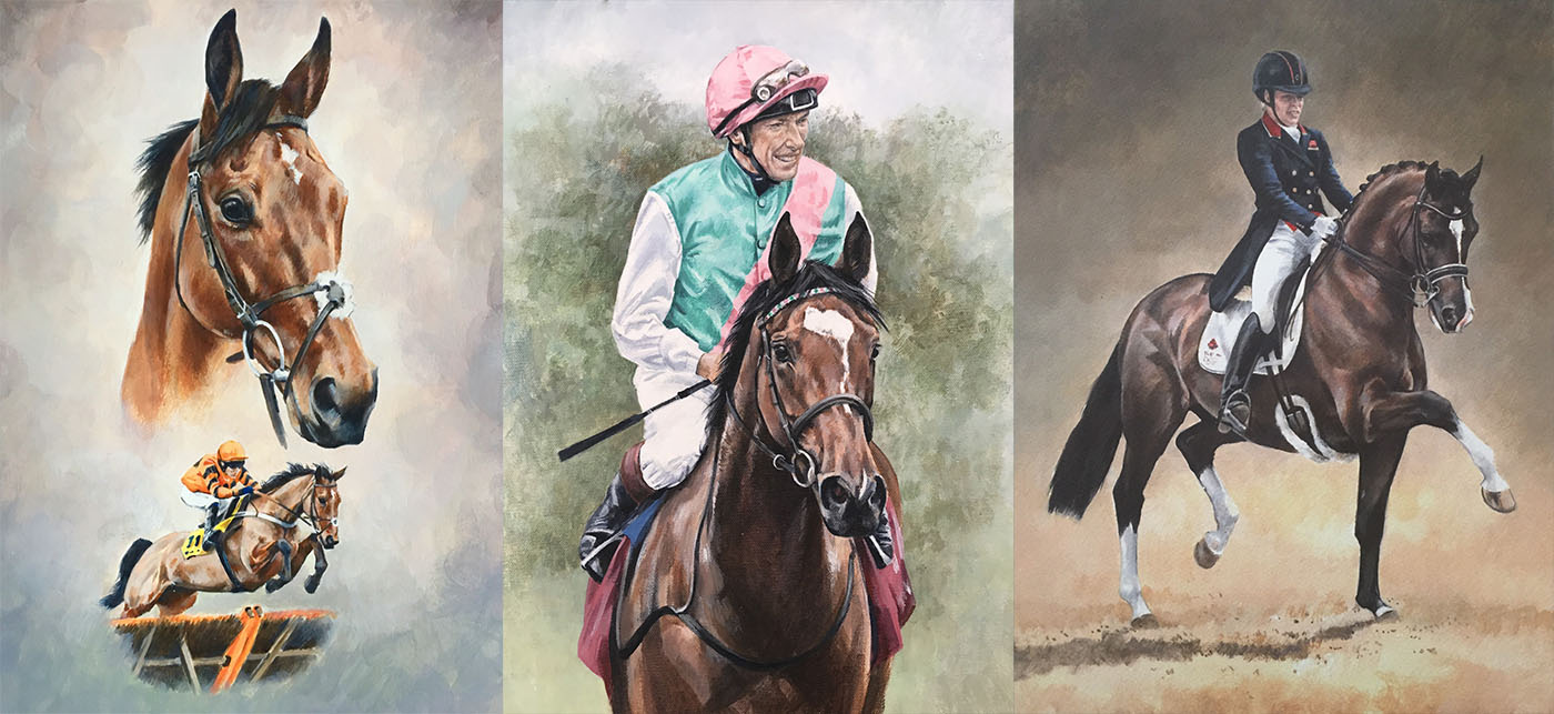 Caroline Cook - Somerset, Horse Portrait Paintings
