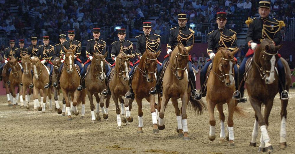 Le Regiment de Cavalerie de la Garde Republicaine - London International Horse Show