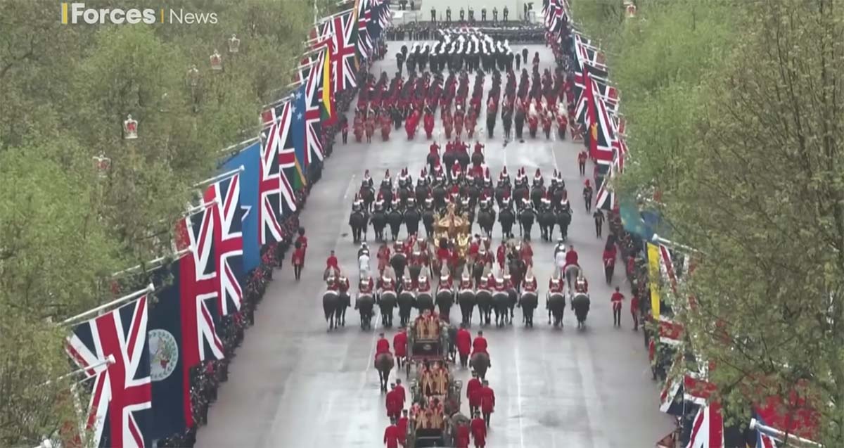 Highlights and images of the UK`s Biggest Military Procession in 70 years for King Charles III Coronation Involving Many Beautiful Horses