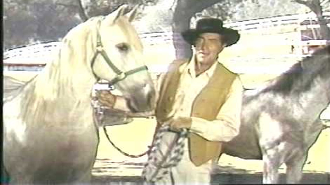 Dean Martin and His Purebred Andalusian Horses