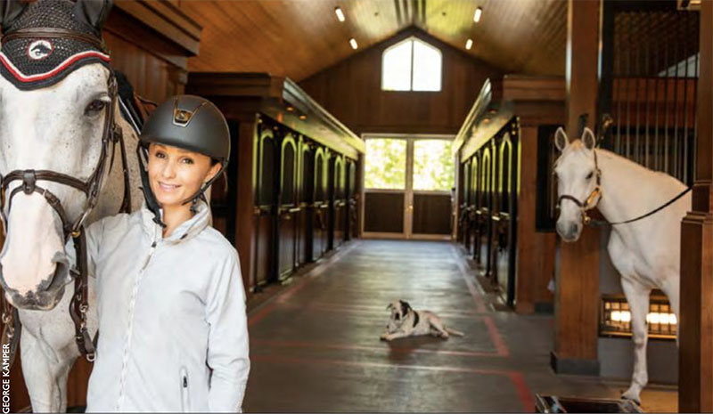 Georgina Bloomberg Gotham North Stable Yard Tour, North Salem, New York