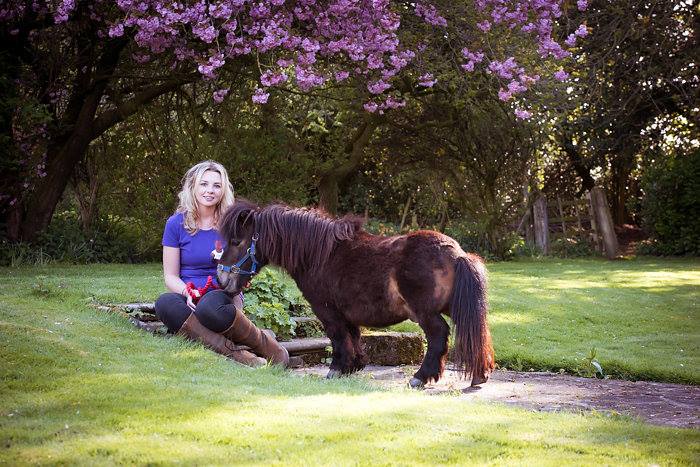 Hannah Russell and Little Alf