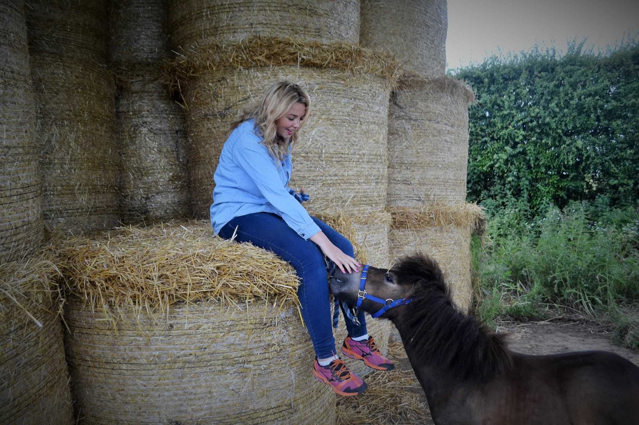 Hannah Russell and Little Alf