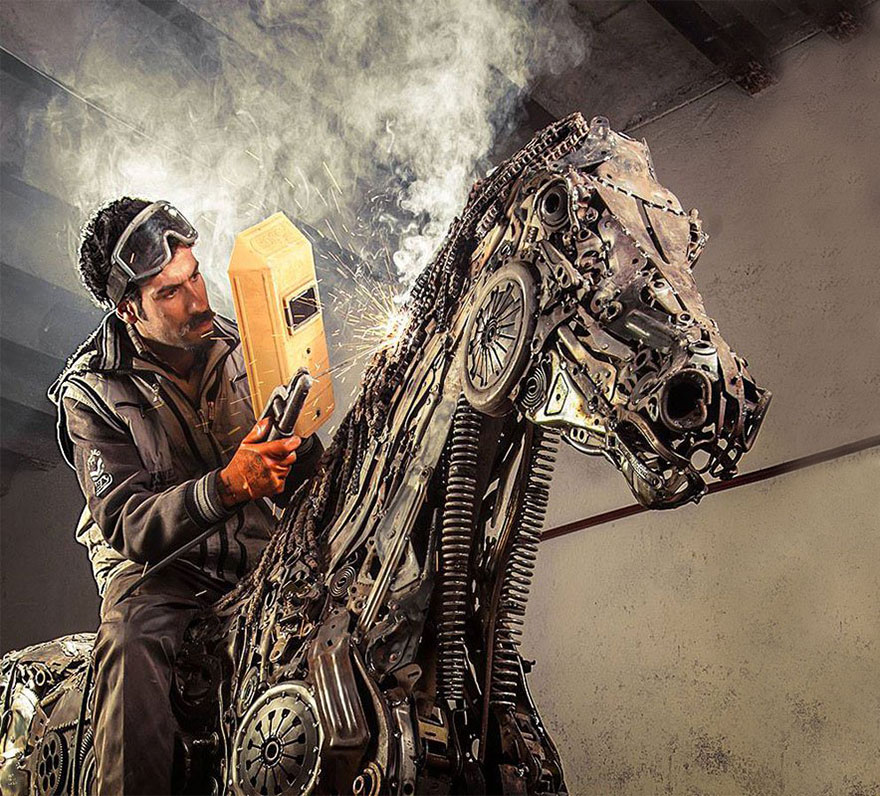 Hasan-Novrozi - Steampunk Horses