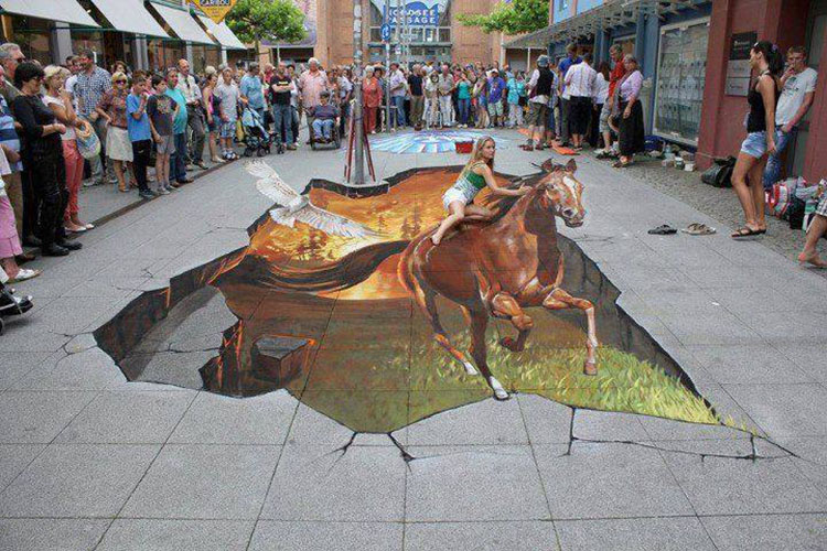Horse 3D Art
