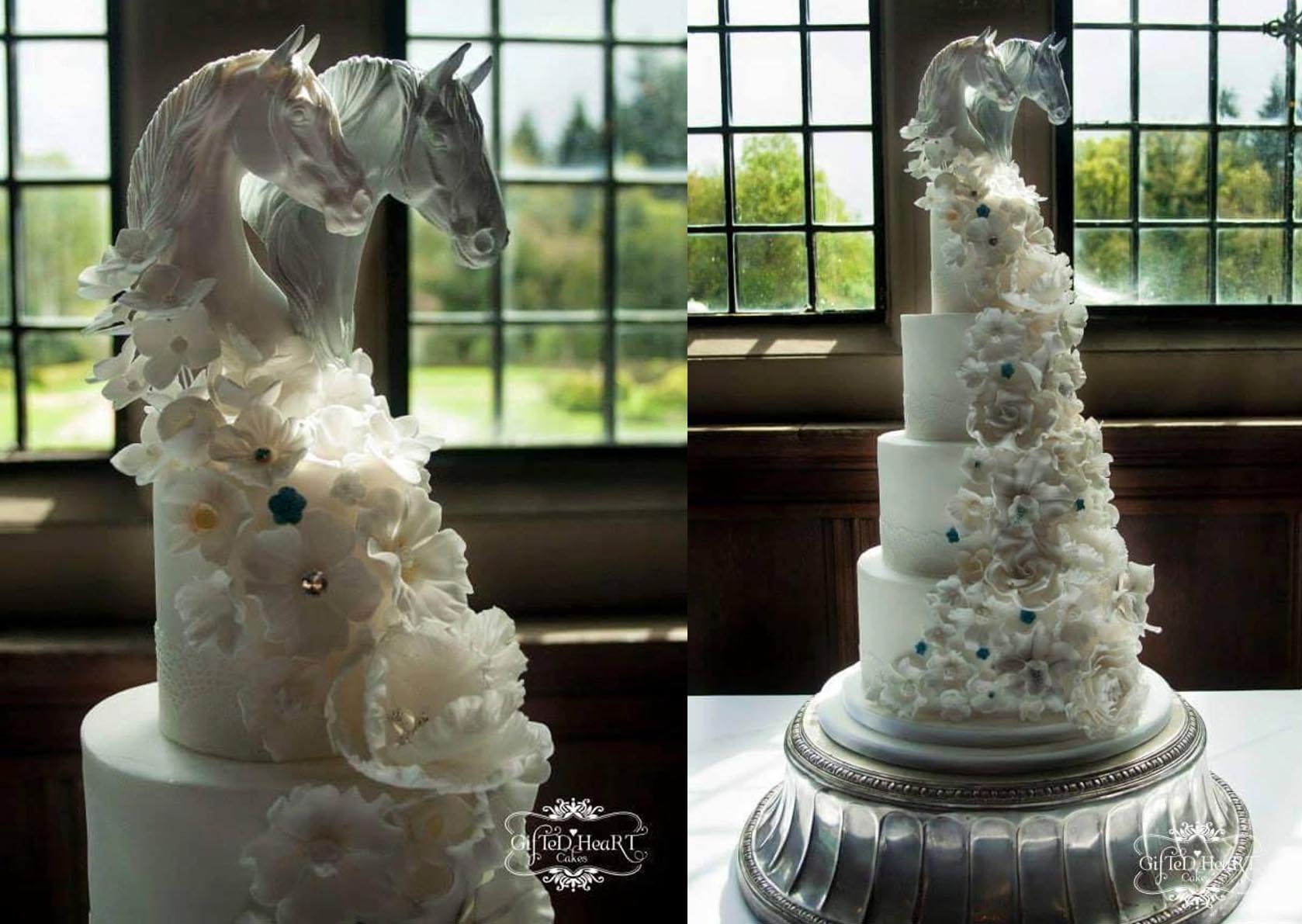 Horse Wedding Cake Topper