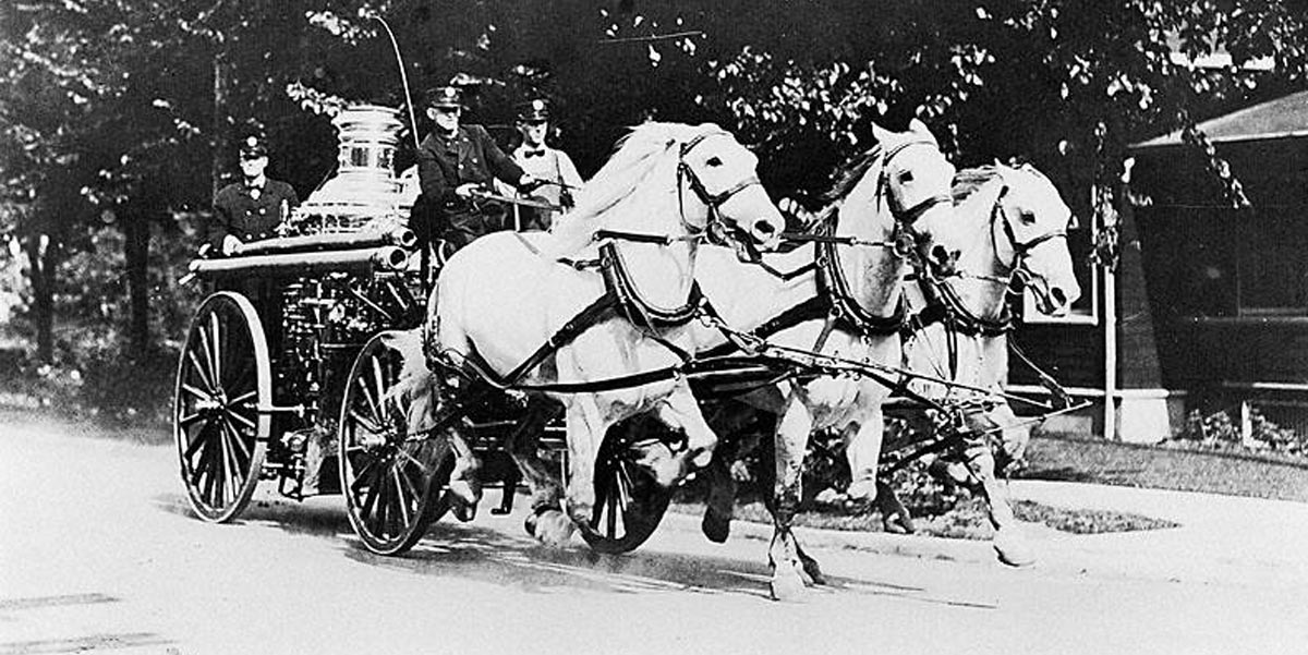 Horse Drawn Fire Engine