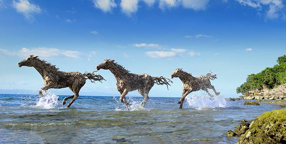 James Doran-Webb - Driftwood Horse Sculptor