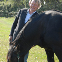 Martin Clunes Horse Rider