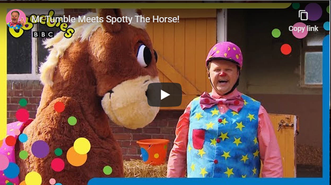 Mr Tumble Meets Spotty The Horse