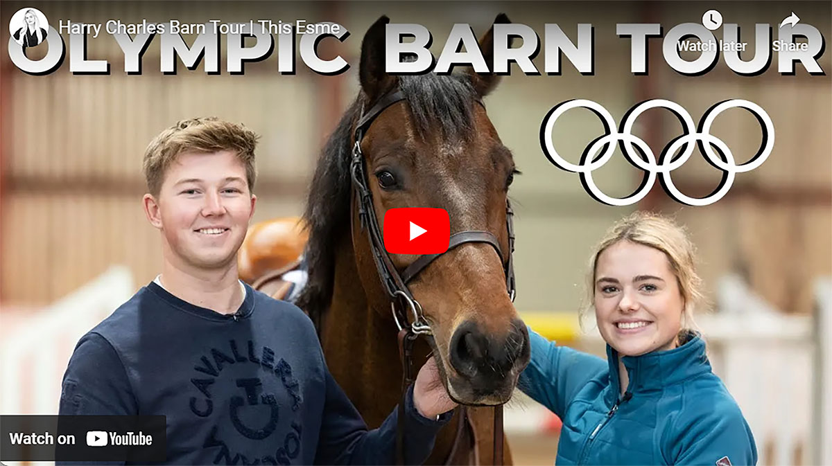 Peter and Harry Charles Olympic Barn Tour at Heathcroft Farm @Esme