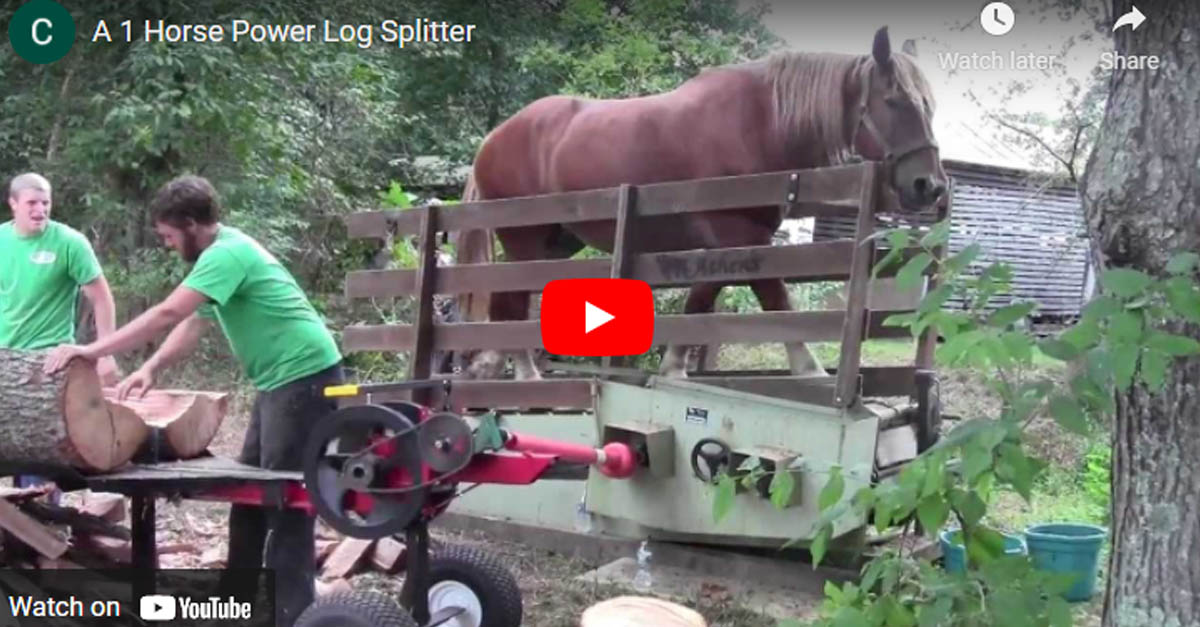 One Horse Power Log Splitter