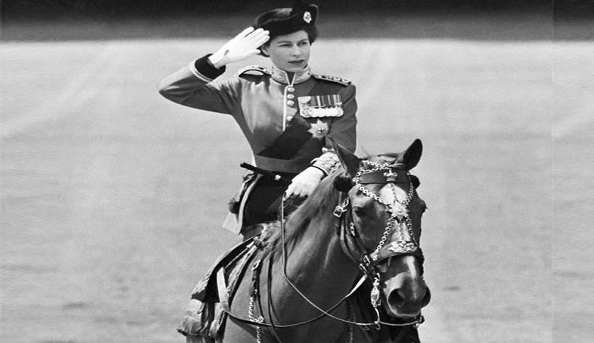First trooping the colour of Queen Elizabeth II, 1952