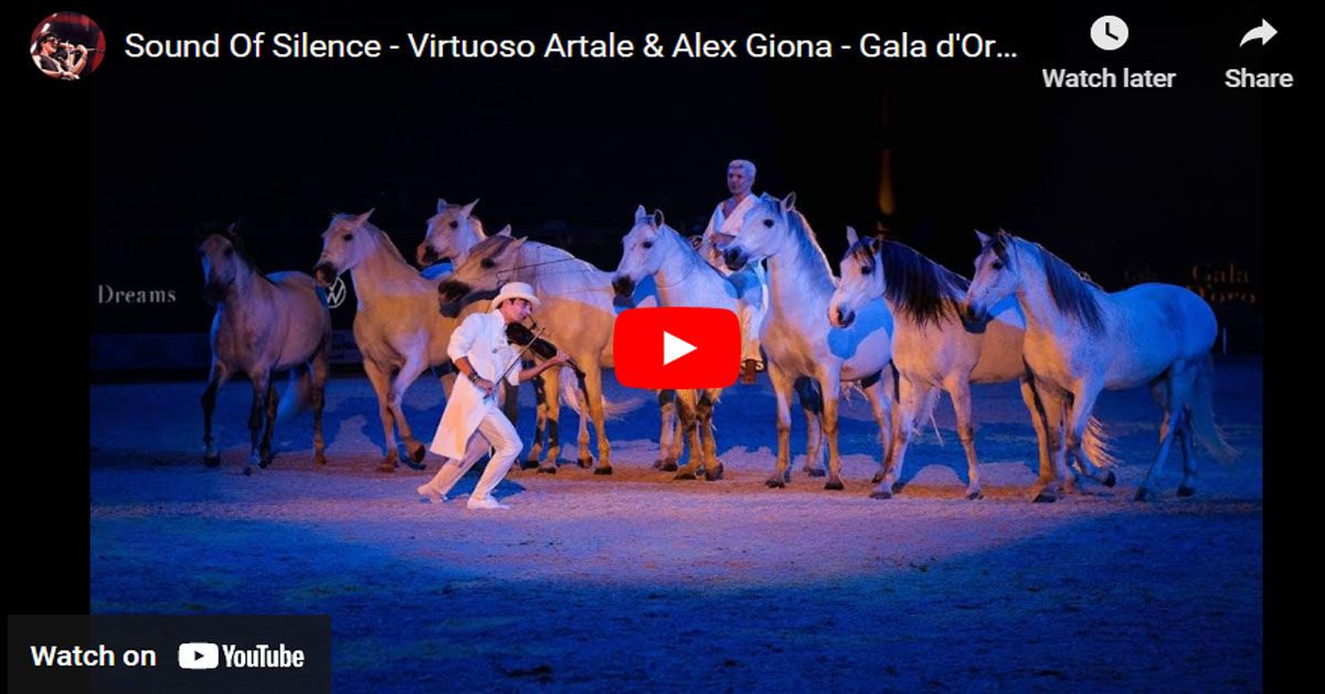 Sound Of Silence - Virtuoso Artale and Alex Giona - Gala d`Oro Fieracavalli