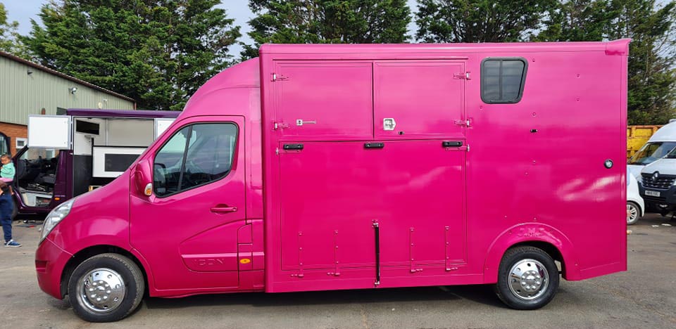 The Pink Horsebox Company, Self Drive 3.5 T Horsebox Hire, Newhaven, East Sussex