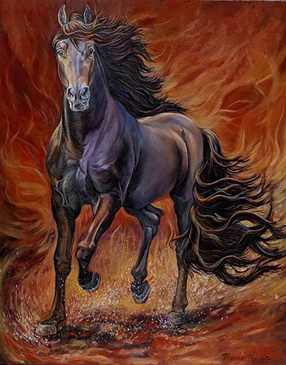Theresa Reuter - Paintings, Equine and Pet Portraits