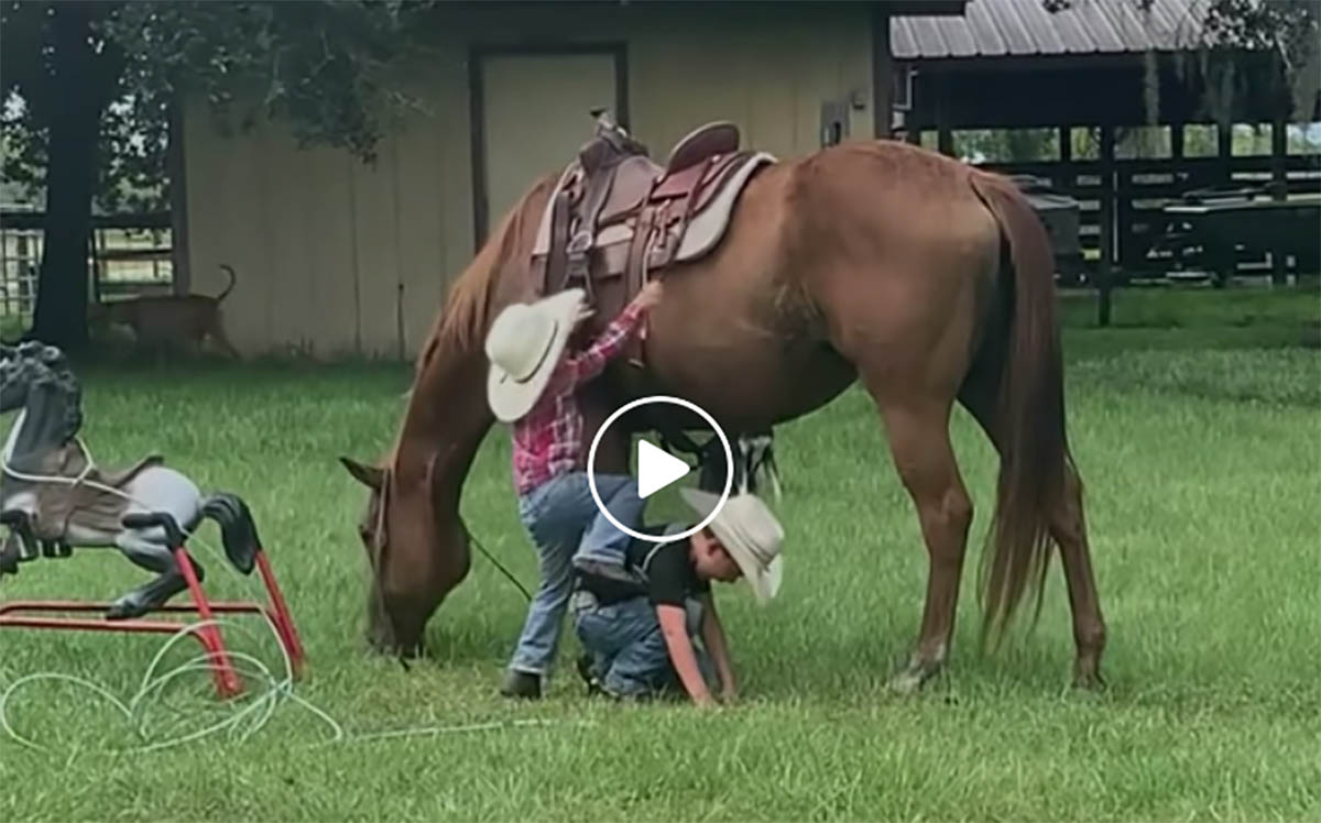 Parent Ought To Be Proud Of These Two Little Cowboys
