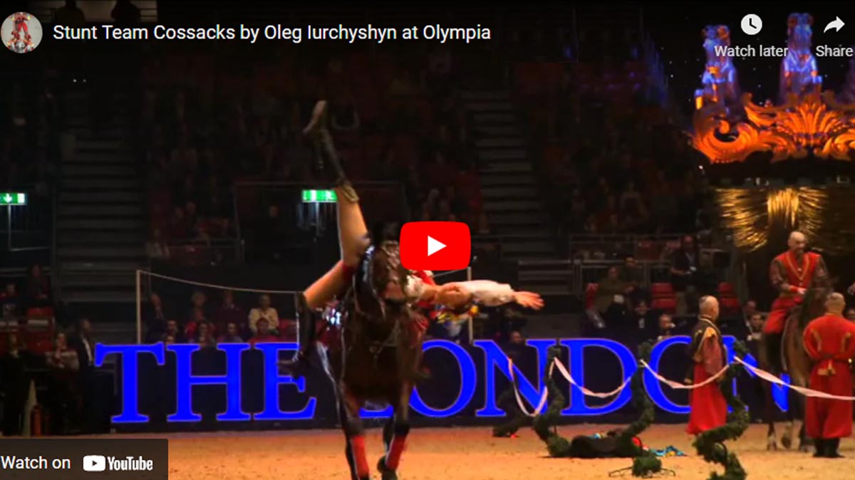 Ukraine Cossacks at Olympia Horse Show