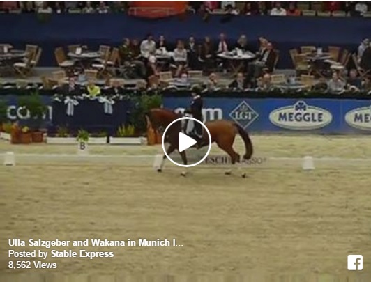 Ulla Salzgeber and Wakana winning the CDI3* at Munich