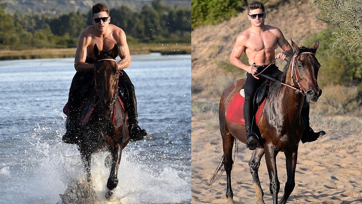 Zac Efron Is No Stranger To Horses