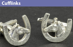 Horse cufflinks