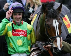 Ruby Walsh and Kauto Star Gold Cup Winners